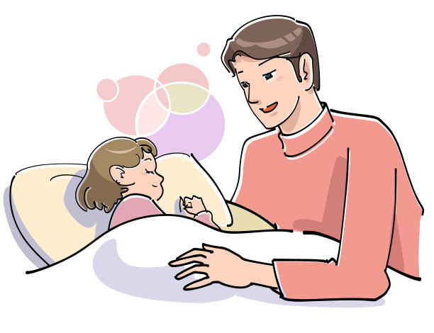 躺着睡觉的父亲图片下载