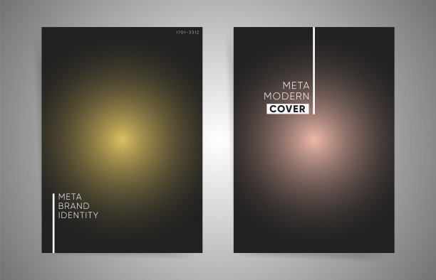 光滑的灯光效果黑色背景盖设计模板。图片下载