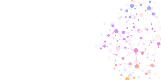 分子结构与基因工程，分子DNA，神经网络，科学研究。摘要创新技术、科学、医疗保健和医学背景素材图片