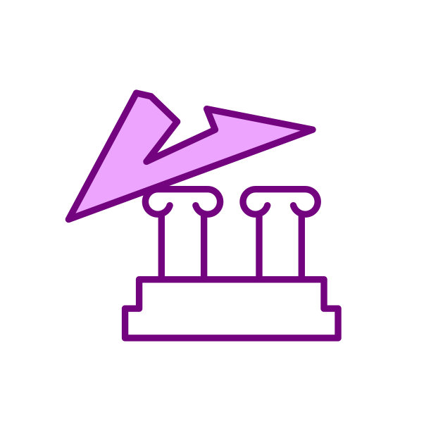 建筑坍塌的RGB颜色图标图片下载