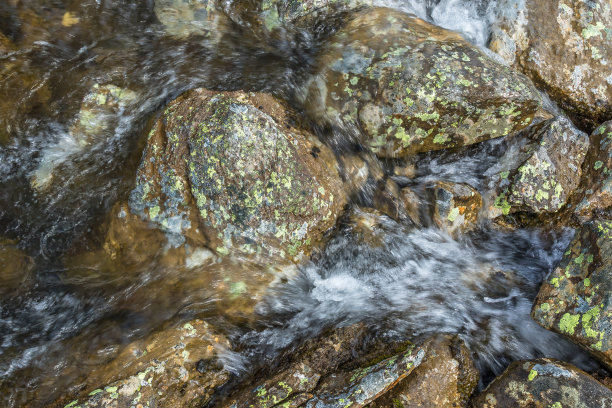 小溪中的流水图片下载