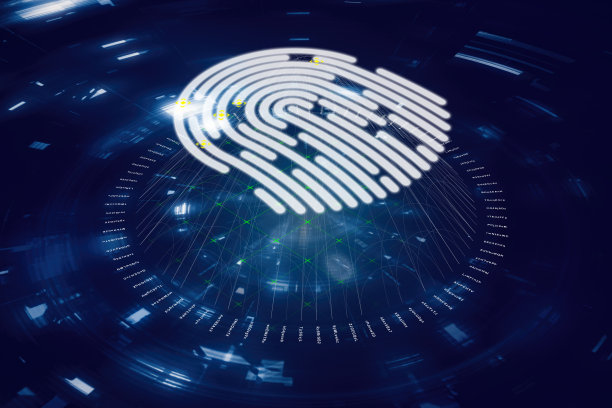 数字指纹扫描验证过程图片下载