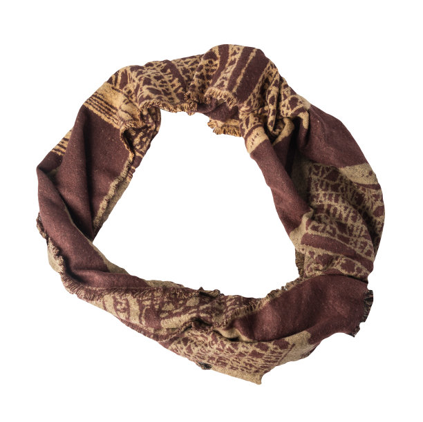 女性围巾被隔离在白色背景上。时尚女性的附属图片下载