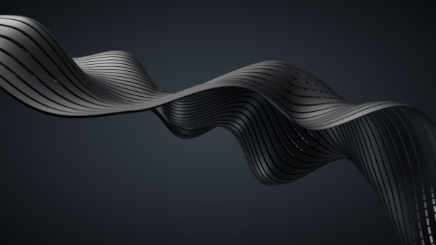 抽象几何波背景。图片下载