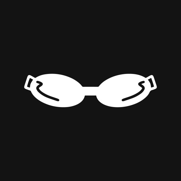 潜水眼镜图标。模板的剪纸艺术。矢量插图。每股收益10图片下载