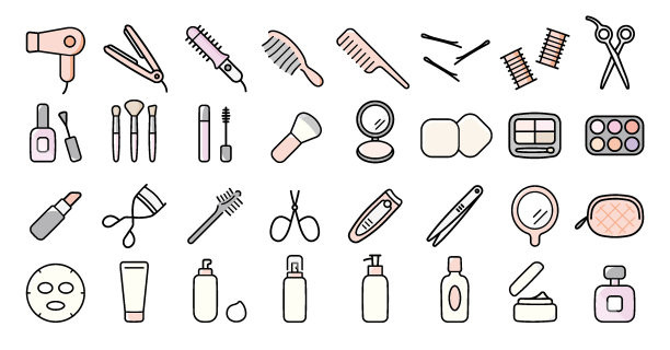 美容化妆品图标图片下载