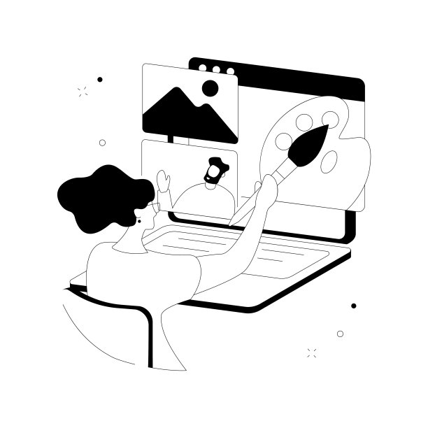 虚拟艺术和手工艺在线课程抽象概念矢量插图。图片下载