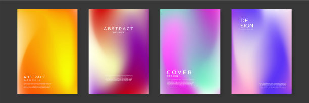 明亮的颜色背景与网格梯度纹理最小的动态覆盖设计。蓝色，粉色，红色，黄色。矢量插图为你的平面设计，旗帜，夏天或水族海报图片下载