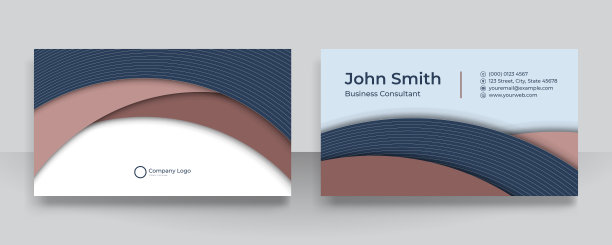 豪华典雅的名片图片下载