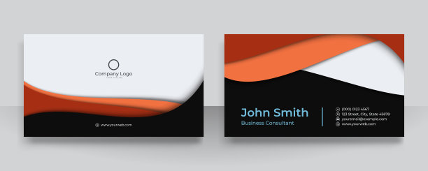 豪华典雅的名片图片下载