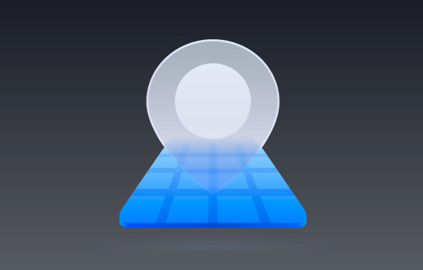 玻璃位置地图透明图标，收藏标志。向量图片下载