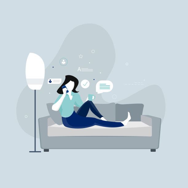 患有社交媒体成瘾症的女性图片下载