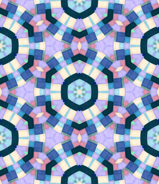 韩国传统的麻布图案拼接背景。图片下载