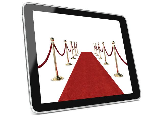 平板电脑贵宾服务红地毯图片下载