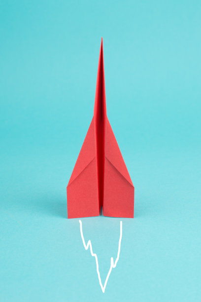 飞机前的单色背景，经营理念，开创新思路图片下载