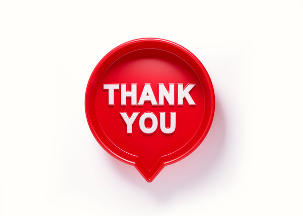 谢谢你写在白色背景上的红色演讲气泡图片下载