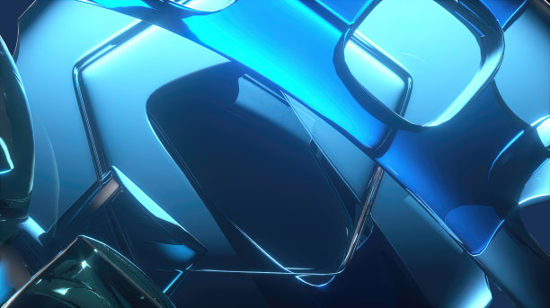 背景玻璃几何形状线块3d渲染图片下载