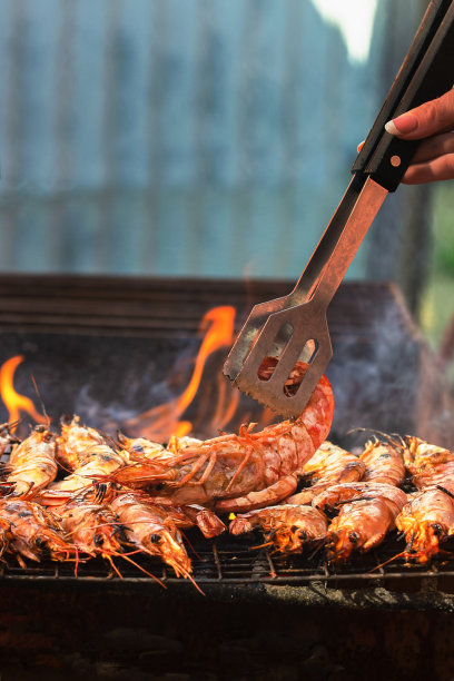 烧烤食物，海鲜佳肴海螯虾图片下载