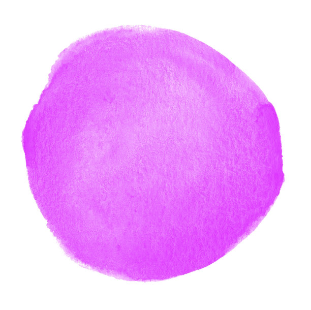 紫色水彩艺术手绘白色背景孤立，笔刷纹理的文字或标志图片下载