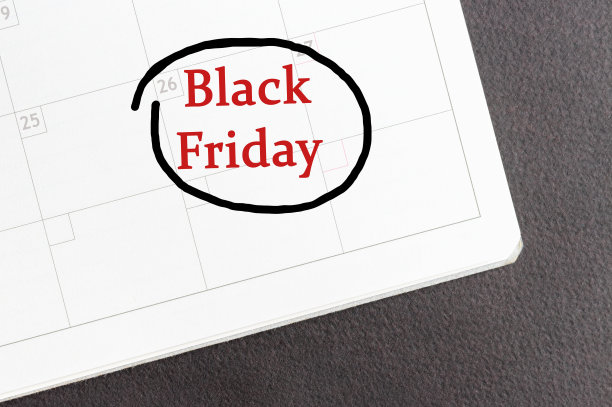 2021年黑色星期五日历的背景特写。图片下载