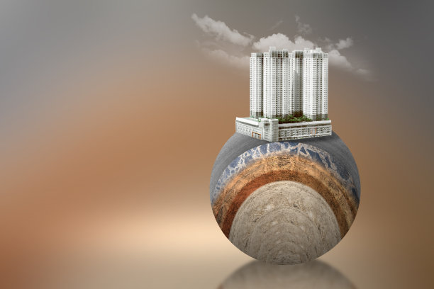 地下土层为横截面土，上部为混凝土图片下载