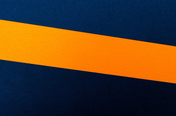 蓝色和橙色的纸张纹理背景。文本。三个音调。背景介绍。亮色调纸芯图片下载