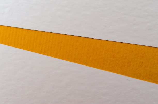 白色和黄色的纸张纹理背景。文本。三个音调。背景介绍。色彩鲜艳的纸张元素。图片下载