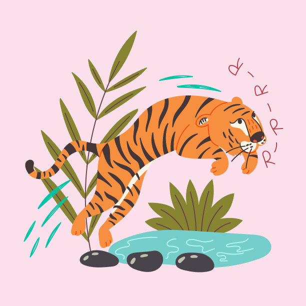 咆哮的中国老虎攻击图片下载