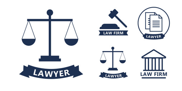 业务策略图标。平面风格的律师图标。图片下载