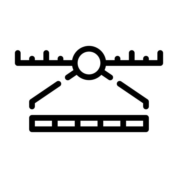 光谱范围电磁线图标矢量插图图片下载