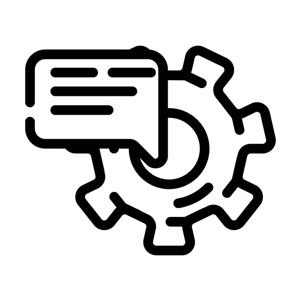 支持沟通线图标矢量图图片下载