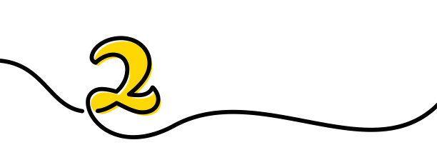 单线画两个2号。图片下载