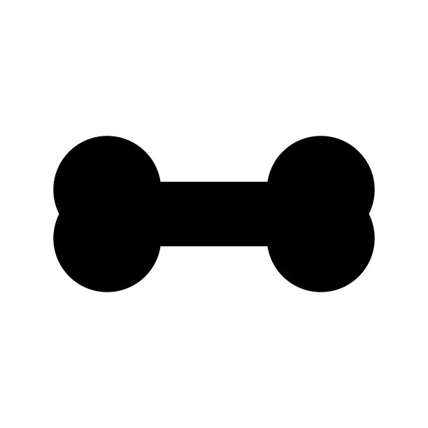 骨图标矢量标志模板插图图片下载