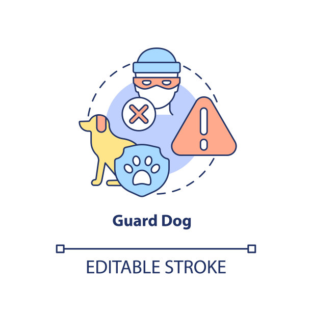 看门狗概念图标图片下载