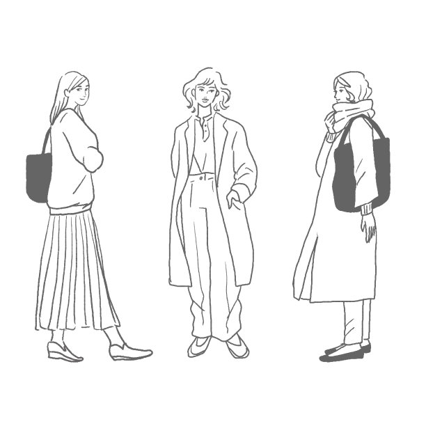 矢量插图的线条画的一个时尚的女人图片下载