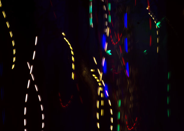 抽象的背景与彩色的灯光在运动图片下载