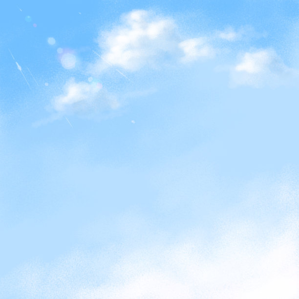 蓝色天空的真实触摸插图图片下载
