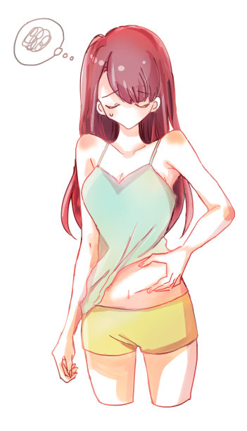 担心体重下降的女性图片下载