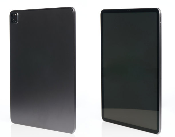 带摄像头和按钮的金属平板电脑图片下载