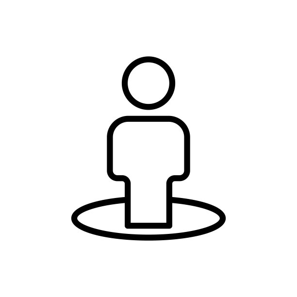 用户图标，人物图标矢量插图图片下载
