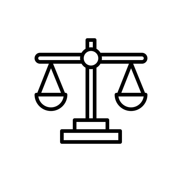 法律图标，法官图标矢量插图图片下载