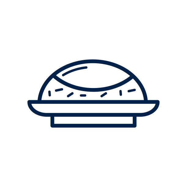 Curry图标logo模板隔离在白色背景上。图片下载