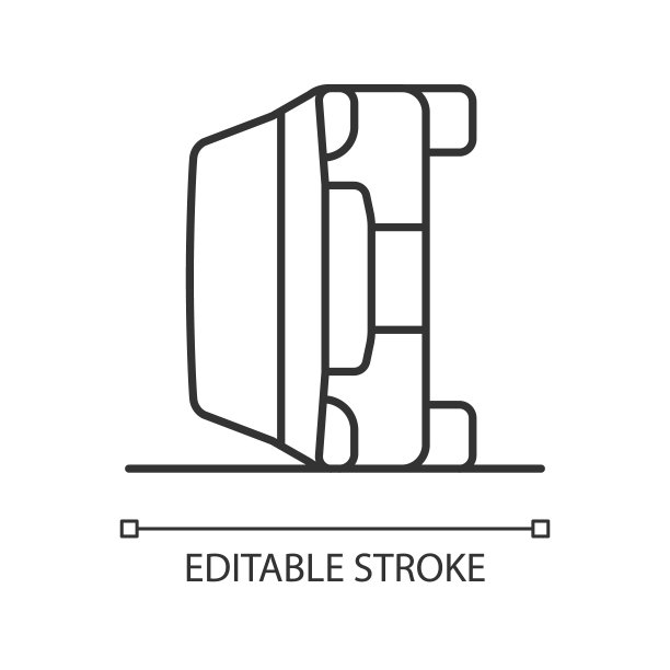 车辆侧翻直线图标图片下载