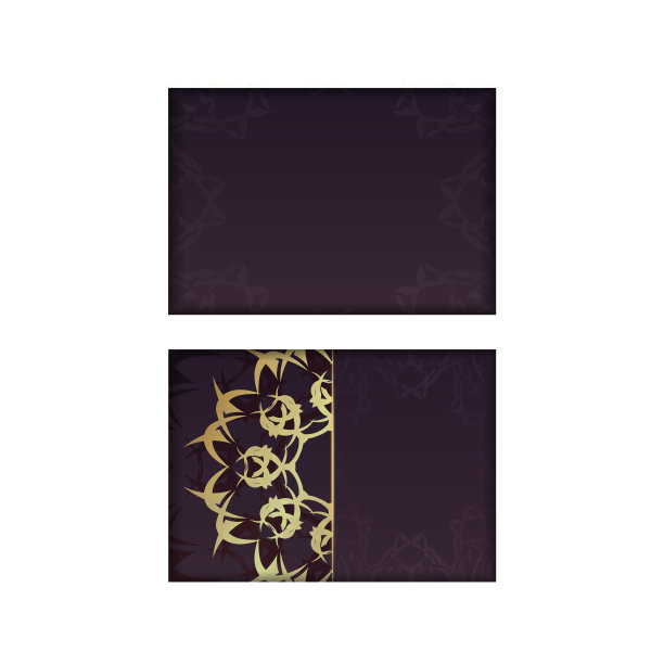 勃艮第传单与希腊黄金图案为您的品牌。图片下载