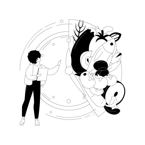 间歇禁食抽象概念向量插图。图片下载