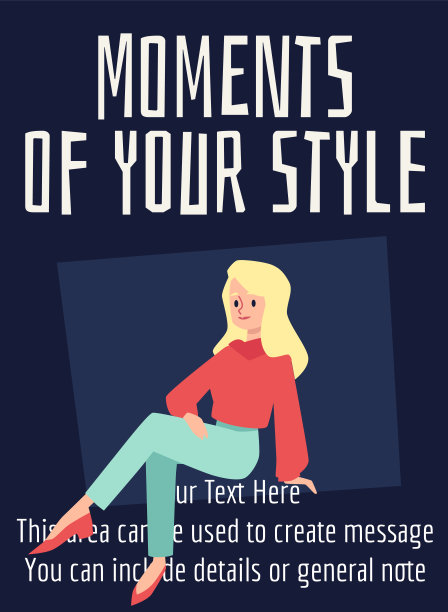 为时尚服装和鞋类商店的横幅，平面矢量插图。图片下载