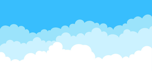 天空和云彩，美丽的背景。图片下载