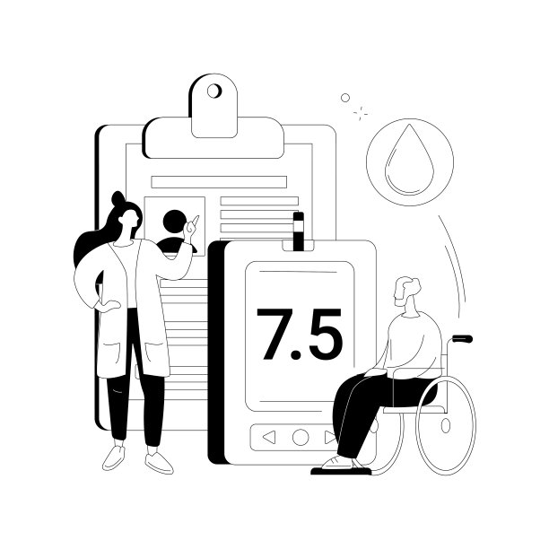 糖尿病抽象概念矢量插图。图片下载