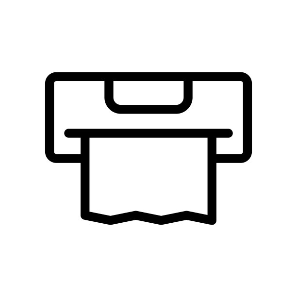 薄纸图标矢量标志模板插图图片下载