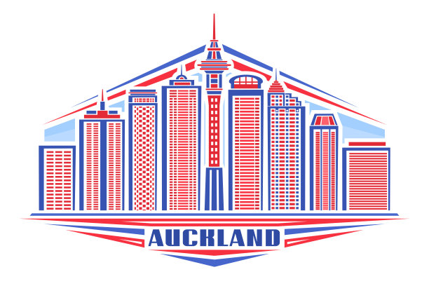 奥克兰矢量图图片下载